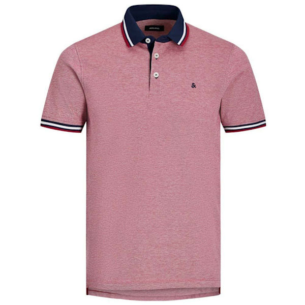 Jack & Jones Lyhythihainen Poolopaita Paulos 2 Units Punainen,Sininen L Mies