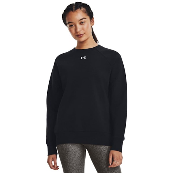 Under Armour Sweatshirt Rival Fleece Crew Sort XS Kvinde