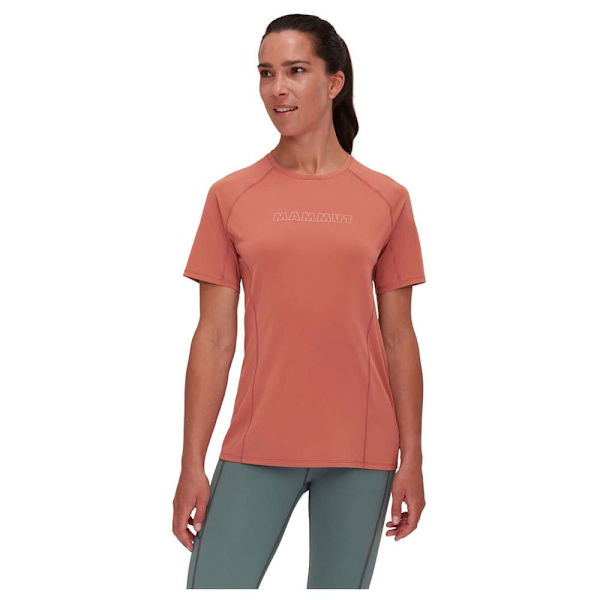 Mammut Selun Fl Logo Lyhythihainen T-paita Oranssi S Nainen