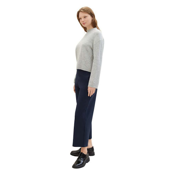 Tom Tailor 1042304 Easy Culotte Byxor Blå M Kvinna