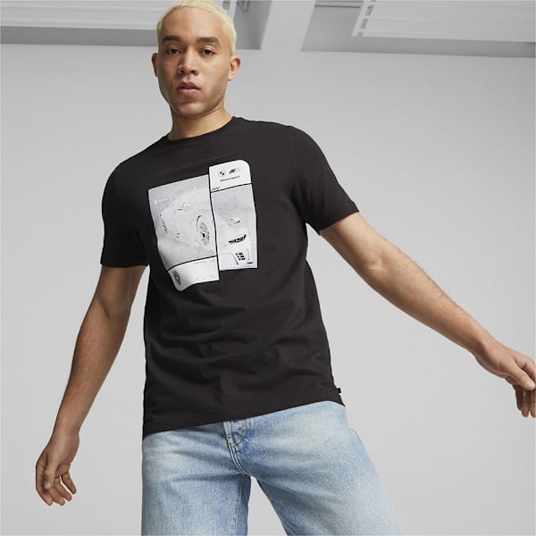 Puma Kortærmet T-shirt Bmw Mms Ess Car Graphic Sort L Mand
