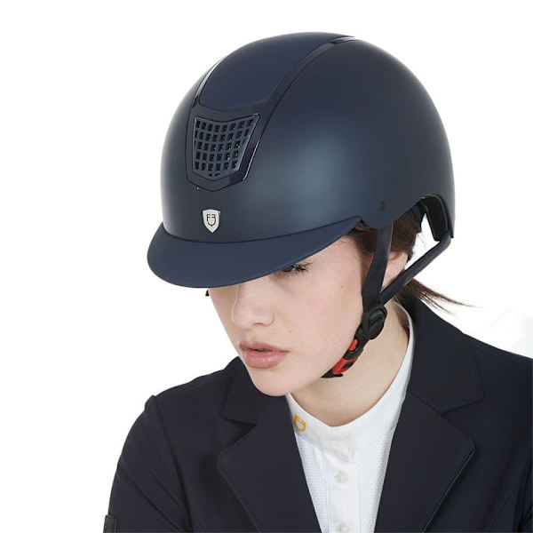 Equestro Hjelm Modello Eclipse Plain Matt Rowel Fitting  56-58 cm