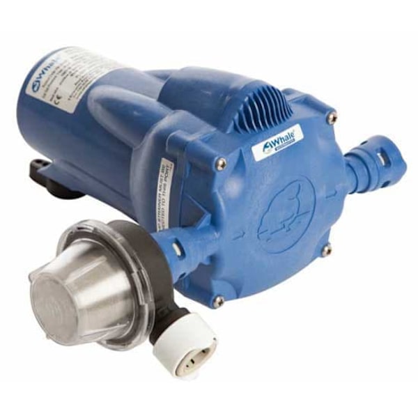 Whale Trykpumpe Watermaster 2.0gpm 8l/min 12v 2 Bar Transparent