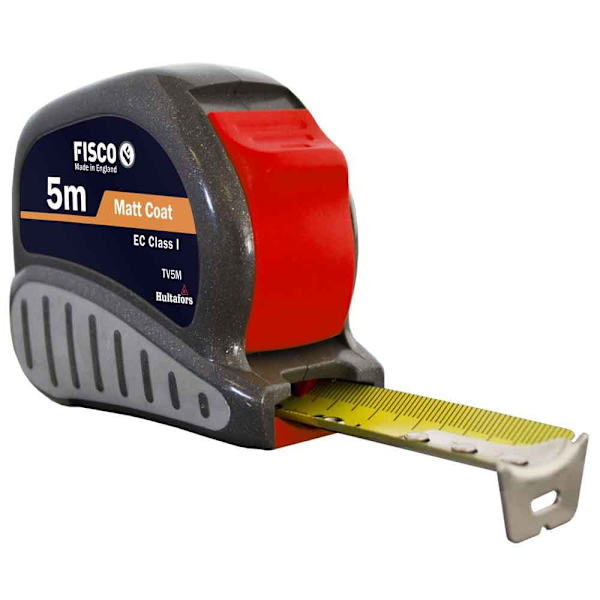 Fisco Klass Måttband I Abs Tri-lok 5 M X 25 Mm Svart