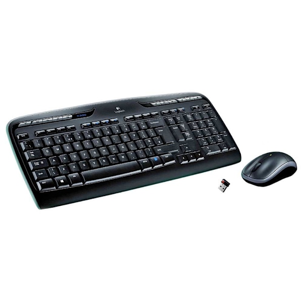 Logitech Trådlöst Tangentbord Och Mus Mk330 Svart Spanish QWERTY