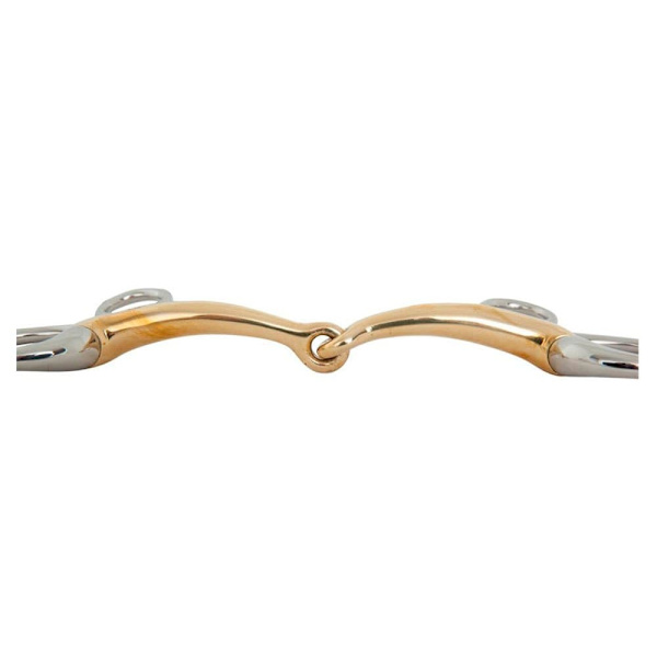 Br Snaffle Soft Contact Anatomic Baucher 12 Mm Snaffle Kultainen 12.5 cm