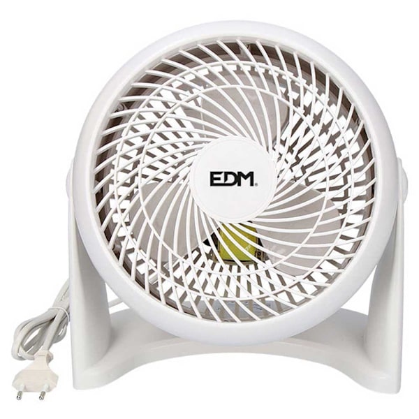 Edm Golv-och Väggfläkt 18 Cm Vit One Size / EU Plug