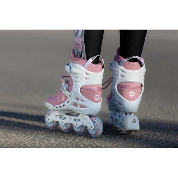 Powerslide Rullskridskor Phuzion Argon 80 Vit,Rosa EU 39