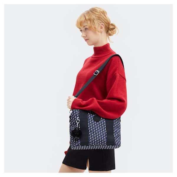 Kipling Minta M 9l Stofpose Blå