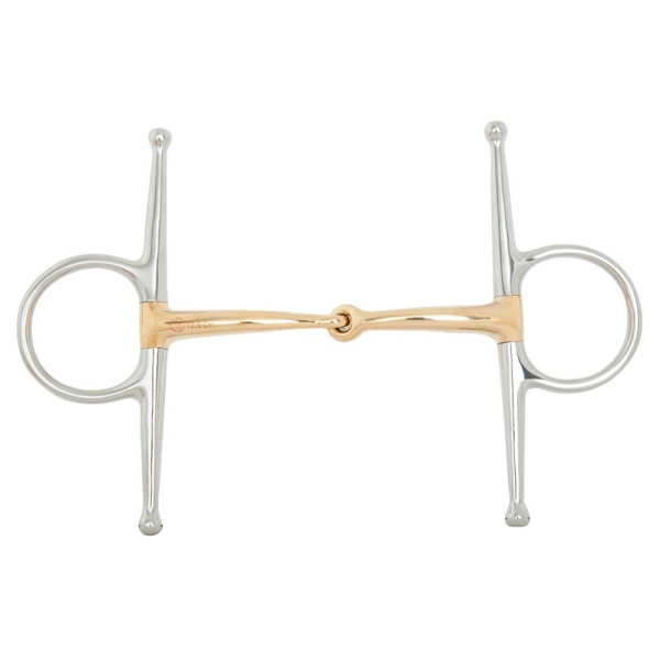 Br Yksi Nivelletty Kokoposkeinen Snaffle Anatominen Soft Contact 14 Mm Varsi 165 Mm Snaffle Kultainen 12.5 cm