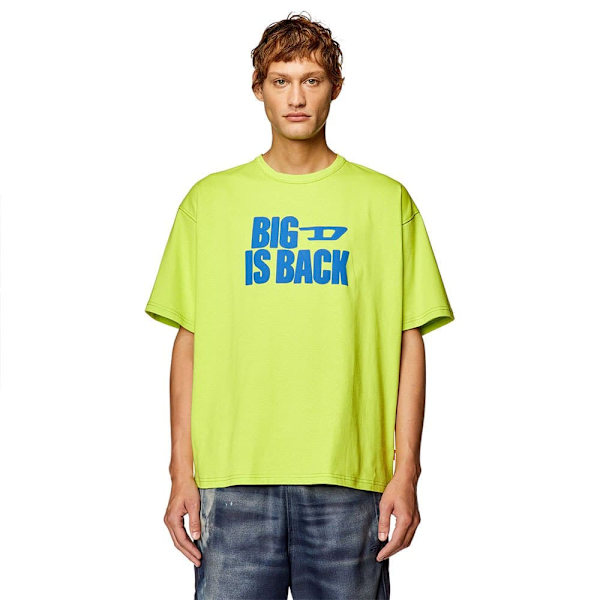 Diesel Kortærmet T-shirt Boxt Back Gul 2XL Mand