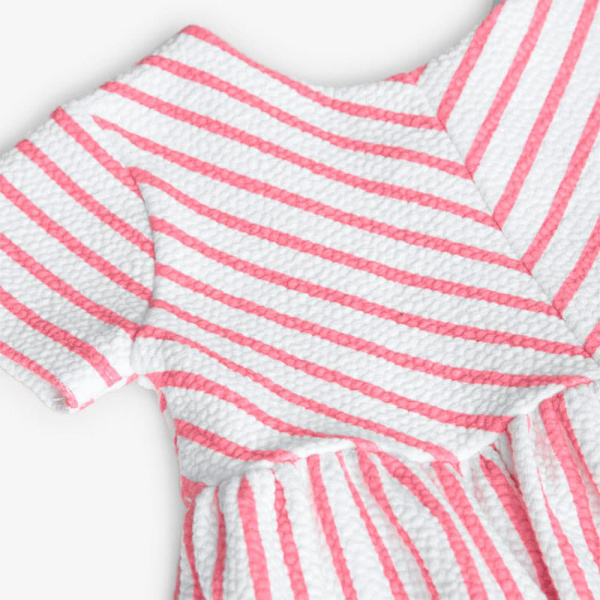 Boboli Knit Striped Klänning Rosa 6 Months