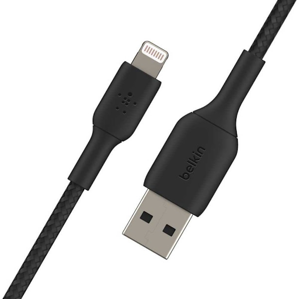 Belkin CAA002BT2MBK belysningskabel 2 m Svart