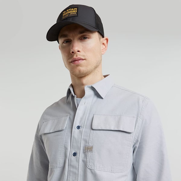 G-star Cpo Regular Fit Skjorte Med Lange ærmer Blå S Mand