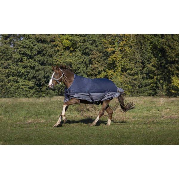 Equitheme Fodrad Valdeltagande Matta Polar Tyrex 600 D Blå 123-80 cm