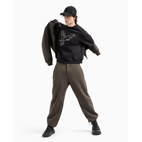 Armani Exchange 6dzmae-zjkbz Tröja Svart S Man
