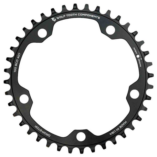 Wolf Tooth Kæderring 5b 130 Bcd Sort 48t