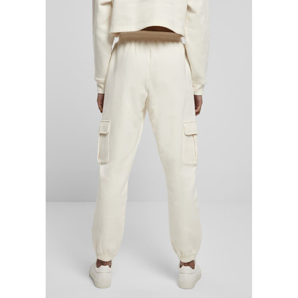 Urban Classics Bukser High Waist Cargo Hvid M Kvinde
