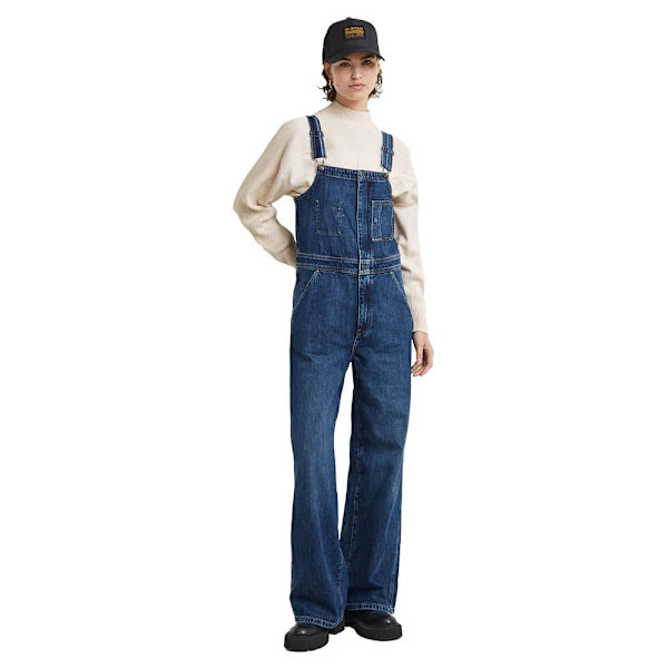 G-star Dungaree Overall Blå XS Kvinna