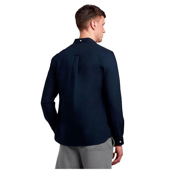 Lyle & Scott Skjorte Regular Fit Light Weight Oxford Blå XL Mand
