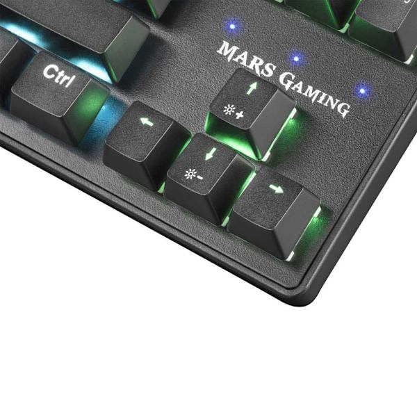 Mars Gaming Spel Mekaniskt Tangentbord Mkxtkl B Svart Spanish QWERTY