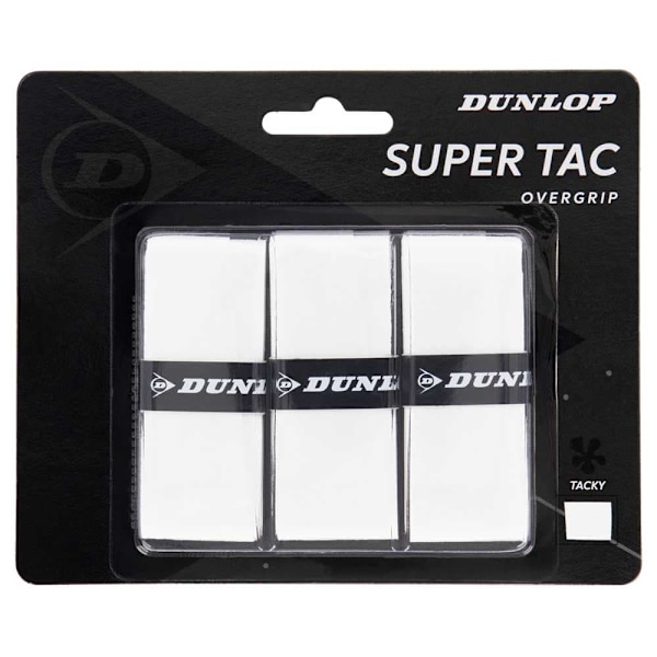 Dunlop Tennis Overgreb Super Tac 3 Enheder Hvid
