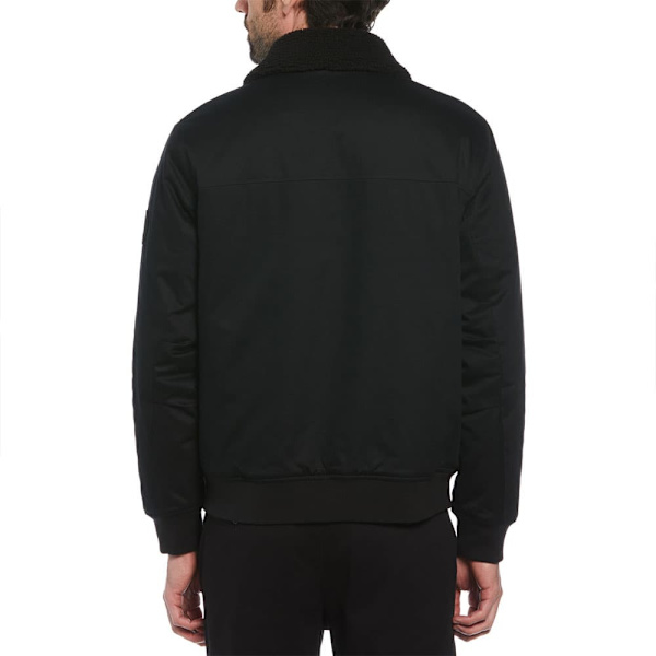 Original Penguin Twill Logo Bomberjacka Svart L Man