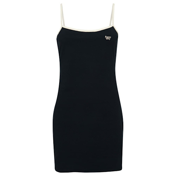 Superdry Kjole Vintage Jersey Cami Blå L Kvinde