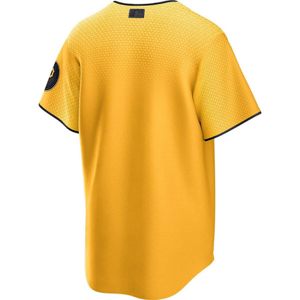Fanatics Kortærmet T-shirt Mlb Official Replica Pittsburgh Pirates Gul L