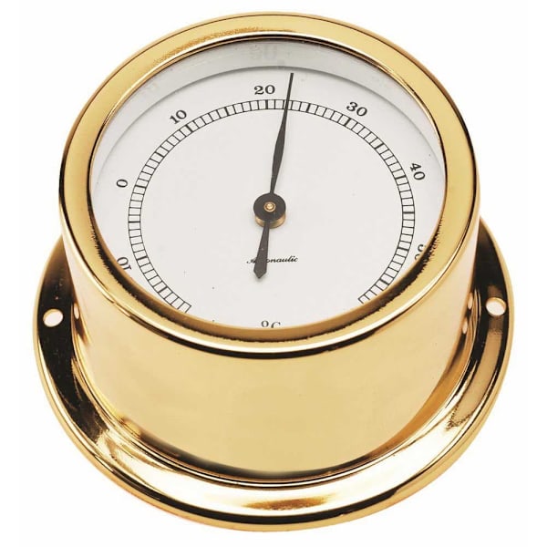 Autonautic Instrumental Nautisk Termometer T72d Gul