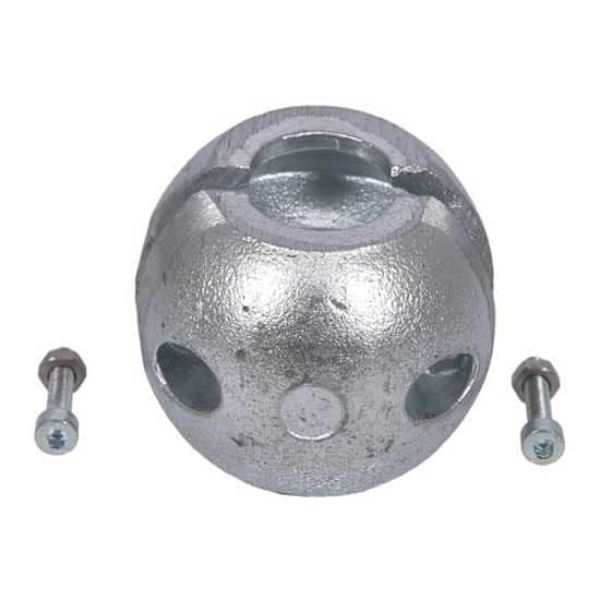 Super Marine Akselin Mutteri Anodi Zinc Hopeinen 65 mm
