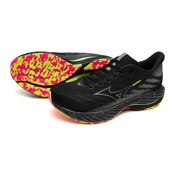 Mizuno Wave Rider 28 Unisex Løbesko Sort EU 37 Mand