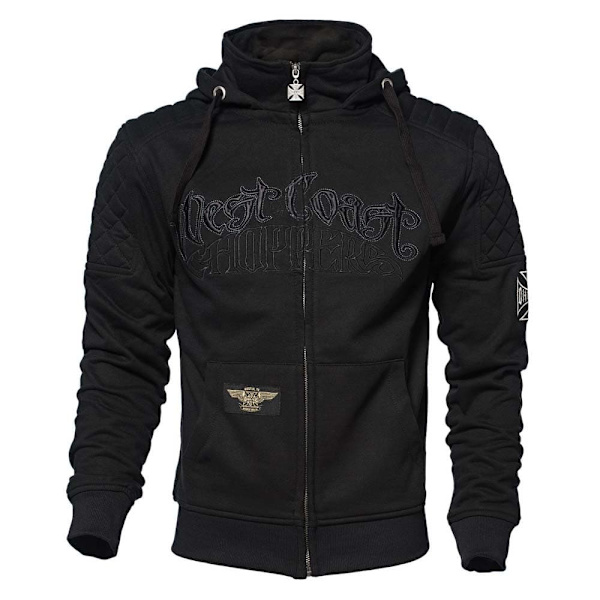 West Coast Choppers Hættetrøje Choppers Por Vida Sort L Mand