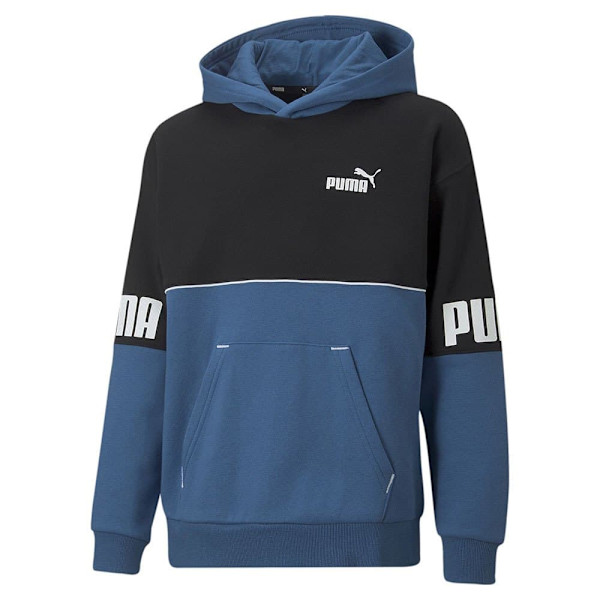 Puma Tröja Power Colorblock Fl Blå 4-5 Years