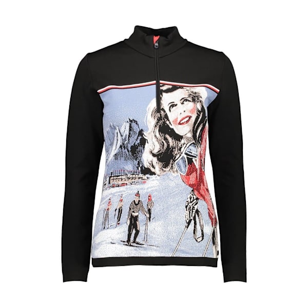 Cmp Sweater Knitted Pp 7h96000 Sort M Kvinde
