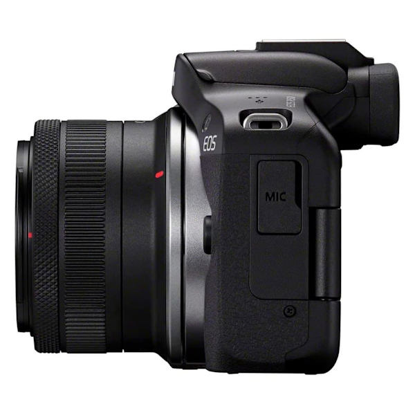 Canon Kompakt Kamera Eos R50 + Rf-s 18-45 Mm Sort