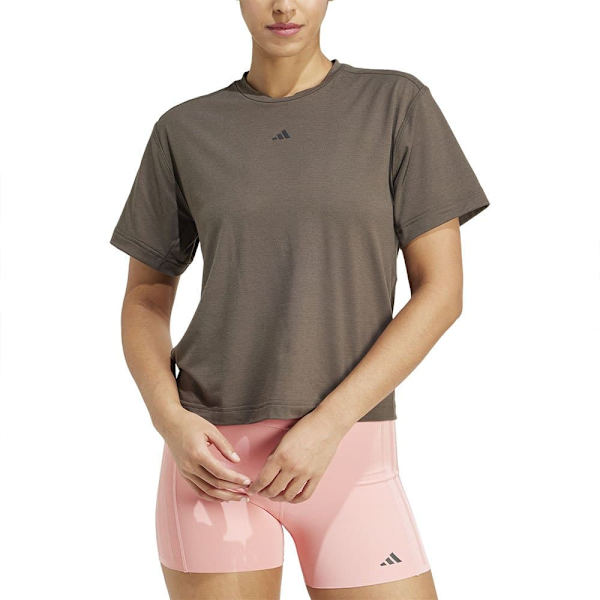 Adidas Power 3 Stripes T-shirt Med Korte ærmer  XS Kvinde