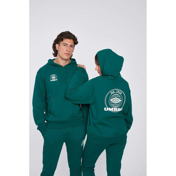 Umbro Hættetrøje Collegiate Graphic Grøn S Mand
