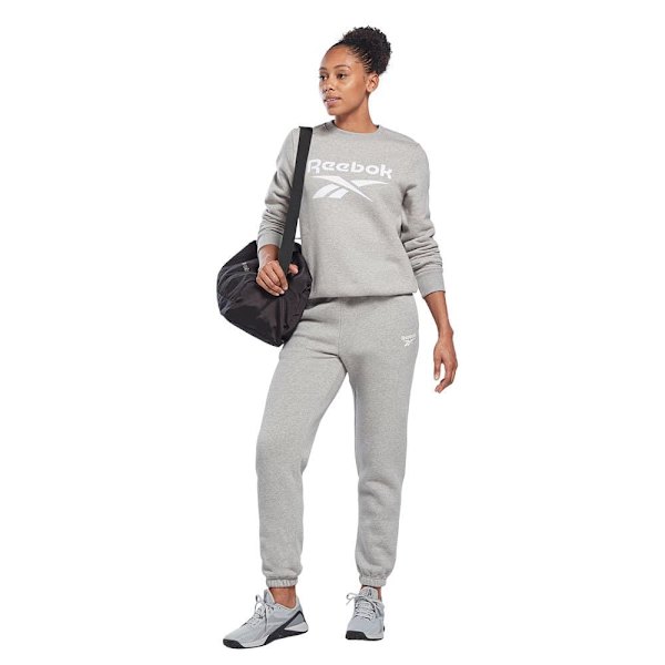 Reebok Ri Bl Fleece Crew Tröja Grå S Kvinna
