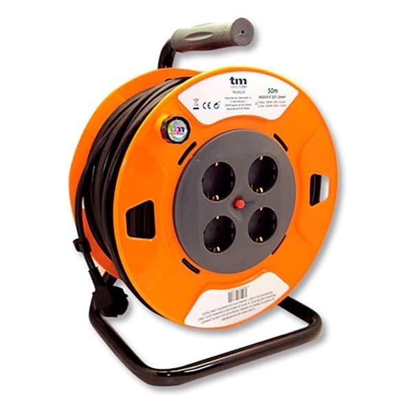 Tm Electron Kabelrulle Tmuad225 4 Outlets 25 M Gylden