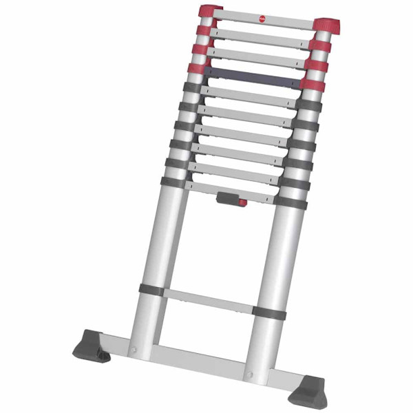Hailo Steg Utdragbar Aluminiumstege Flexiline 380 13 Silver