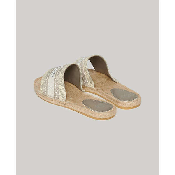 Superdry Canv Overlay Espadrillot Harmaa EU 38 Nainen