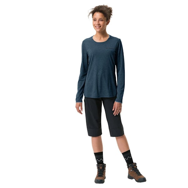 Vaude Essential T-shirt Med Lange ærmer Blå 46 Kvinde