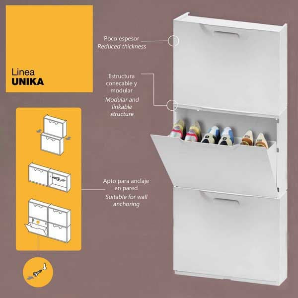 Artplast Kenkäteline Unika 40.1x51x17.3 Cm Ruskea