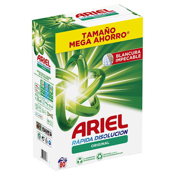 Ariel Originalt Pulvervaskemiddel 80 Enheder