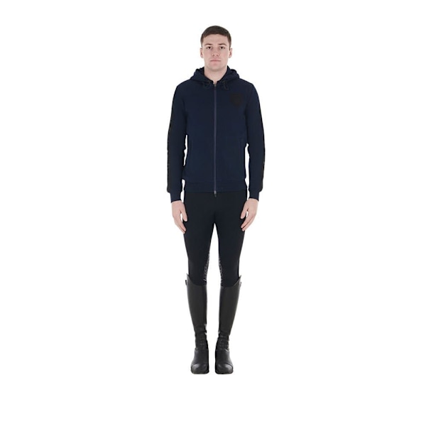 Equestro Inside Fleece Sweatshirt Med Lynlås Blå XS Mand