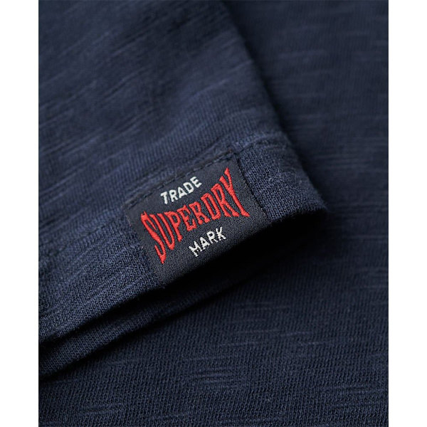Superdry Athletic College Graphic T-shirt Med Korta ärmar Blå L Man