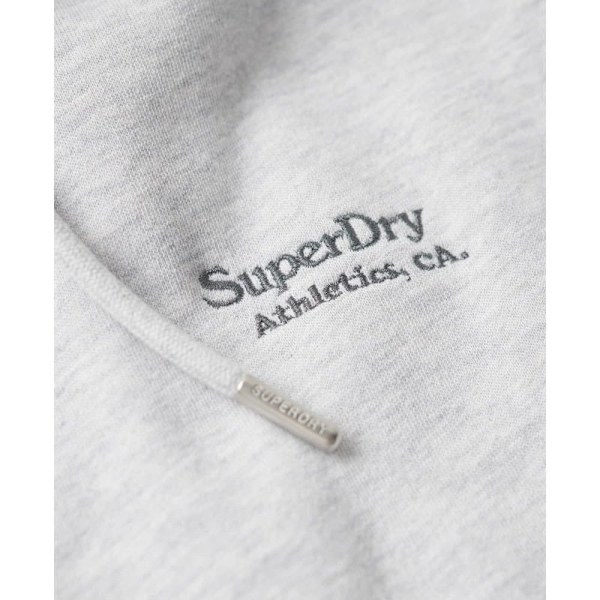 Superdry Langærmet Kort Kjole Essential Hooded Sweat Grå 2XS-XS Kvinde