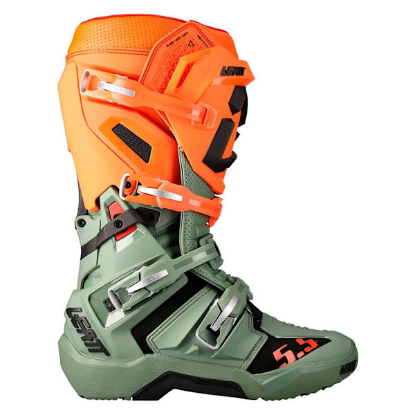 Leatt Flexlock 5.5 Offroad-støvler Grøn EU 45 1/2 Mand