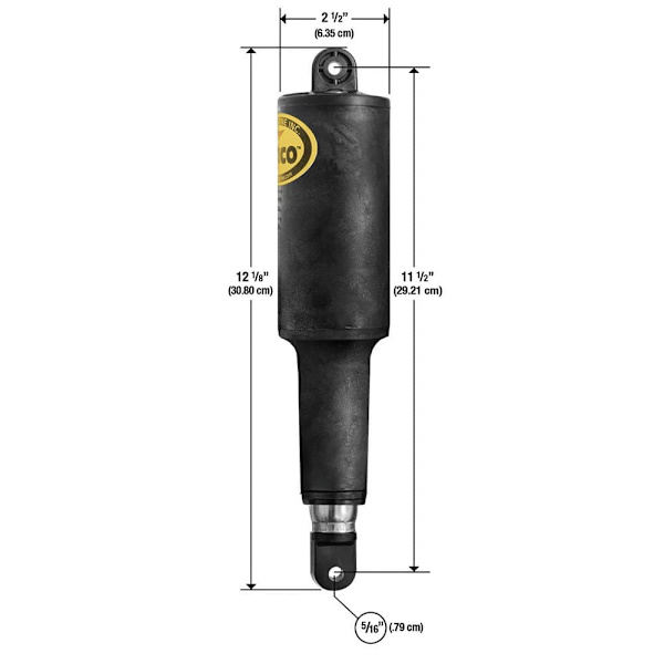 Lenco Marine 101 Standard Actuator 12v Sort